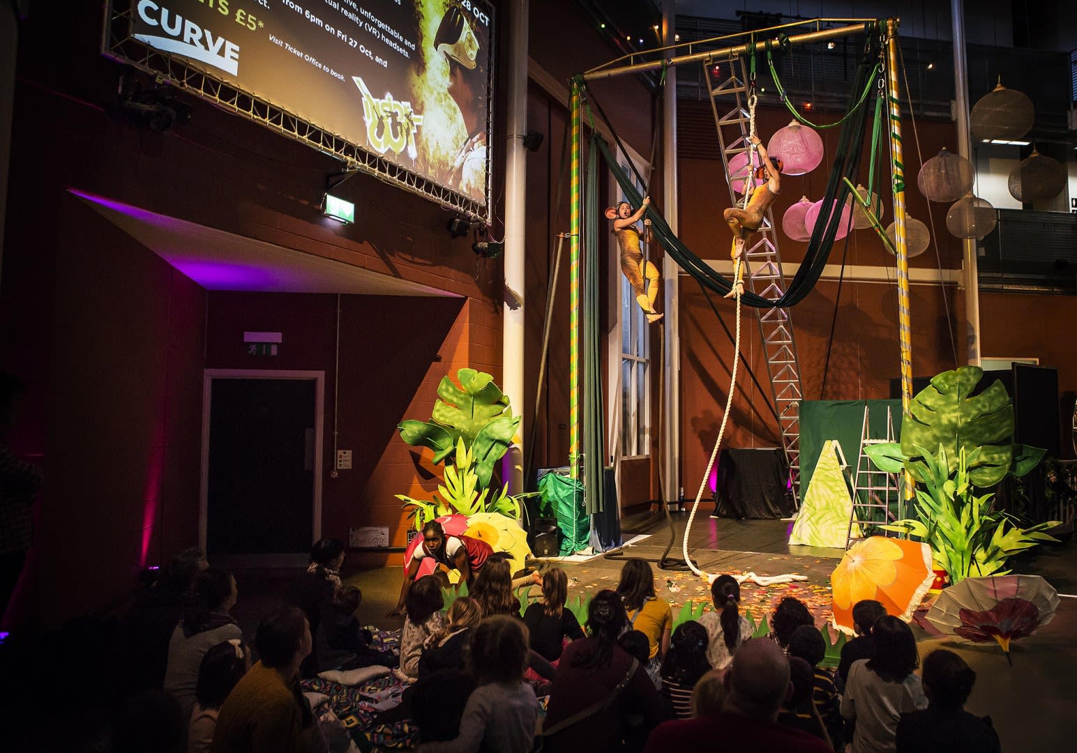 Audience of Children watching Tarzanna