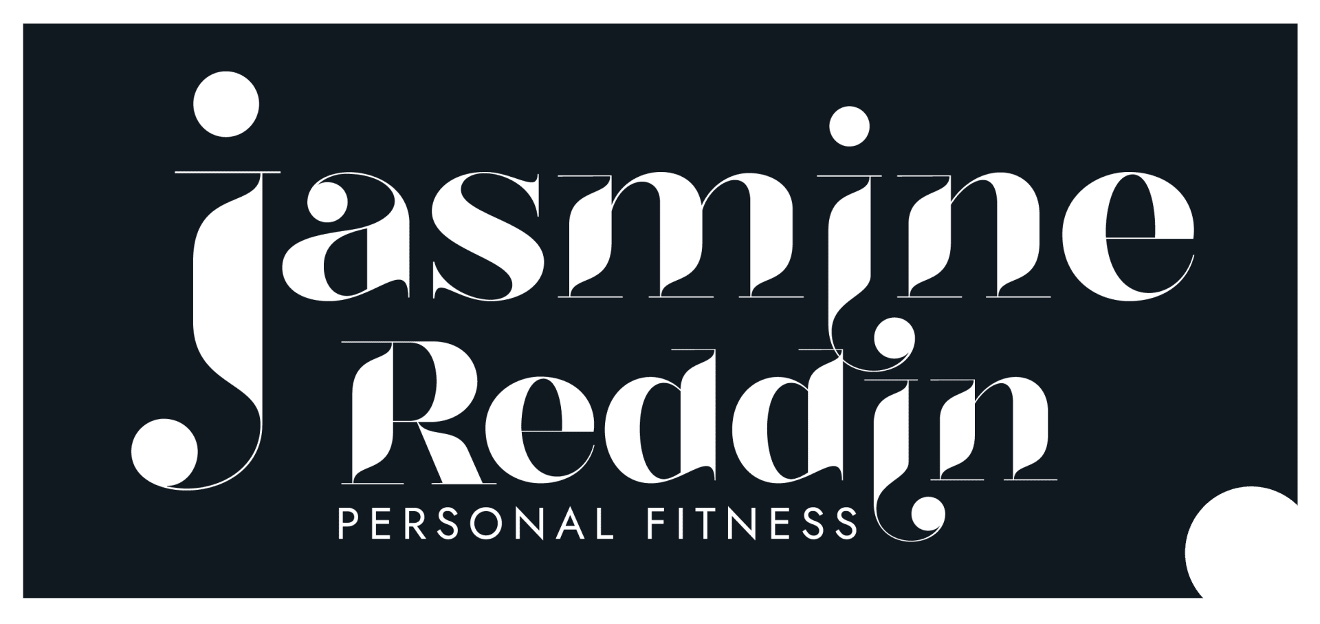 Jasmine Reddin Personal fitness logo b w o5isst