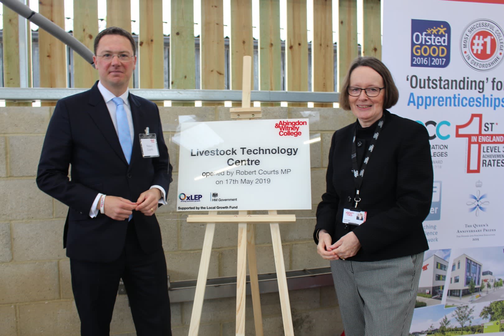 Livestock Technology Centre Opening plaque