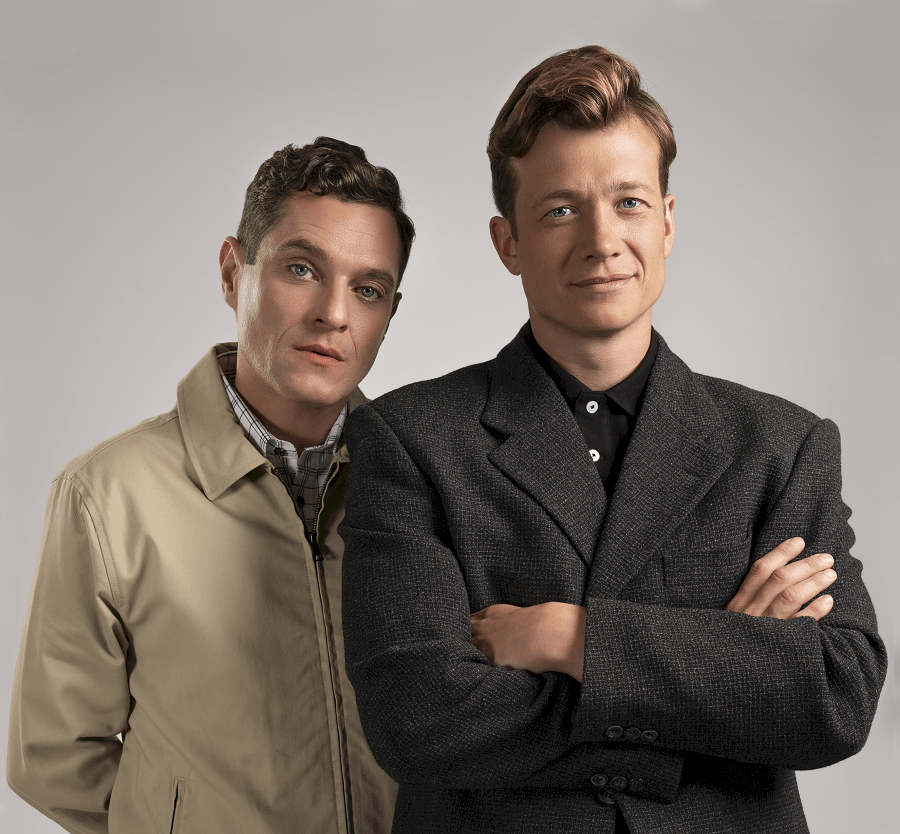 Ed Speleers and Matthew Horne on Rain Ma