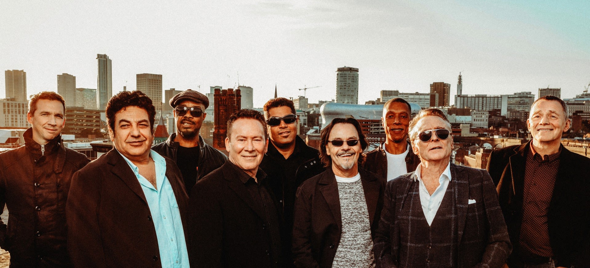 Mates from a Melting Pot UB40 Birmingham Skyline 