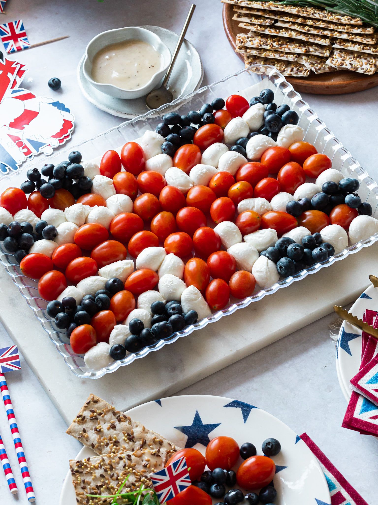 Union Jack Style Salad