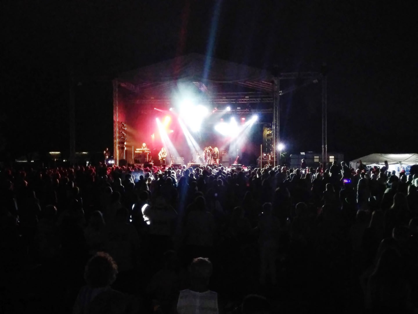 Lechlade Festival Evening Crowd Live Stage