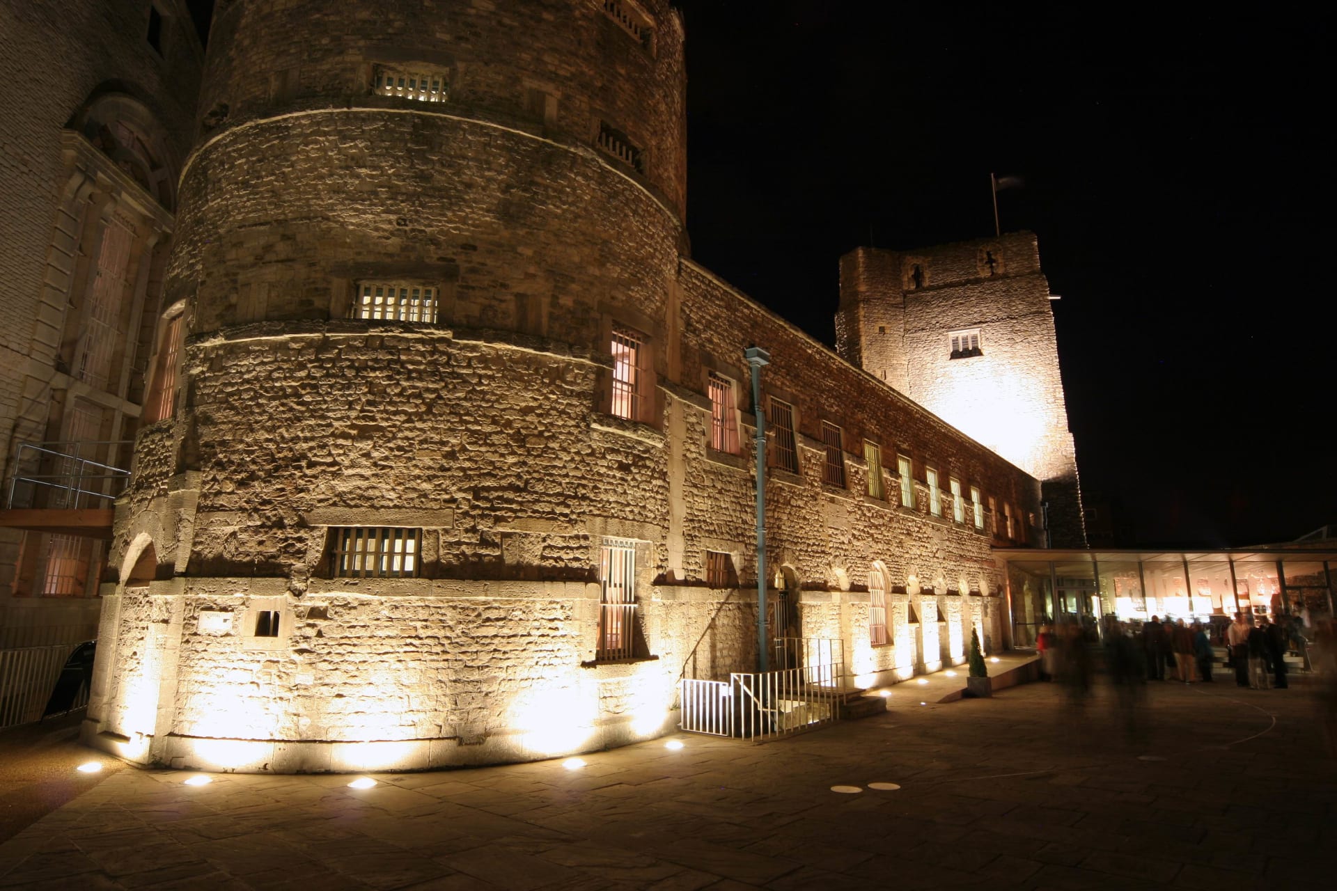 Oxford Castle and Prison The Castle at Night