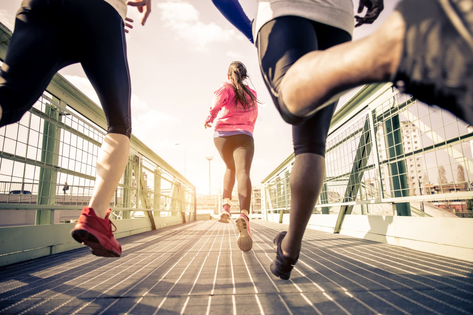 Core Values Men and Woman Running Mental Health Awareness Week